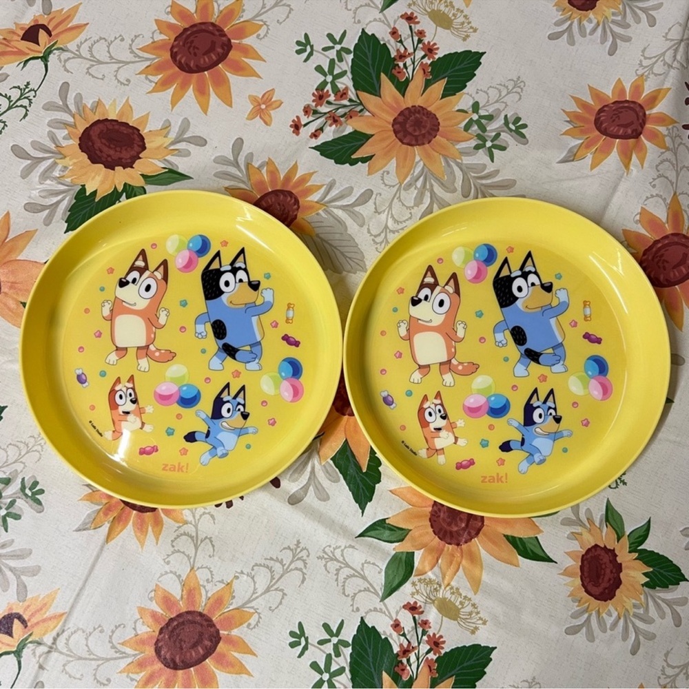 Zak! Bluey Plates set of 2